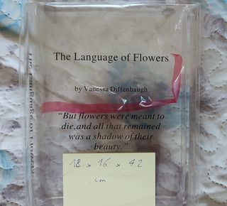 Portafiori con citazione The Language of Flowers