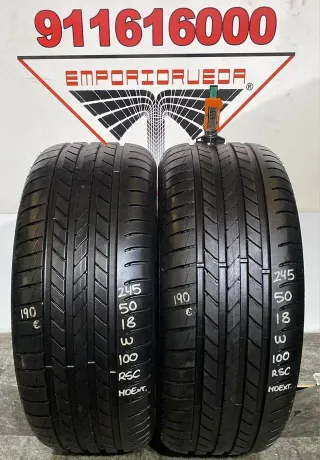 4UD 245 50 18 W GOODYEAR RUEDA AL 90% VIDA UTIL