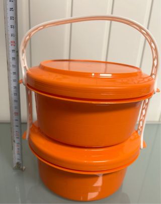 Conjunto de caixas plasticas Vintage