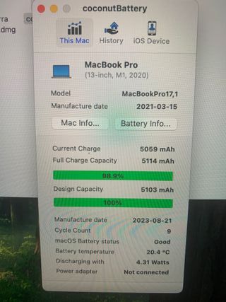 MacBook Pro M1 13" Como Nuevo + Office