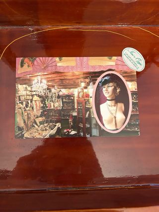 Cassetta porta oggetti decorata con anatra