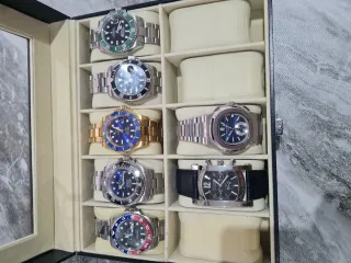 Organizzatore per orologi e custodia