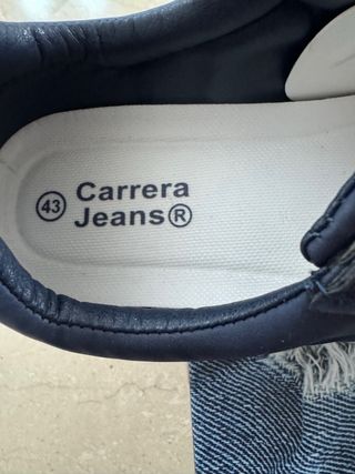 Scarpe Carrera Blu Nuove