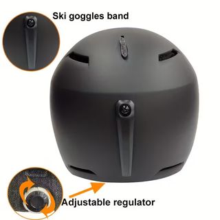 Casco de Esquí Negro Adulto Talla L