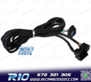 CABLE DE 6 METROS ISO COCHES BMW CON CONEXIÓN EN EL MALETER
