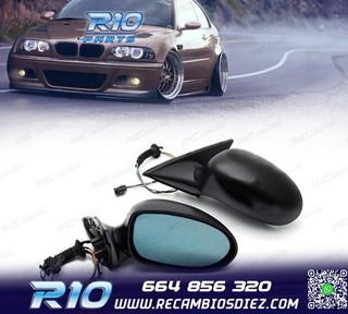 ESPEJOS RETROVISORES BMW E46 COUPE CABRIO ABATIBLES CALEFACT