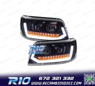FAROS VOLKSWAGEN VW T5 03-09 NEW LOOK CON INTERMITENTE LED D