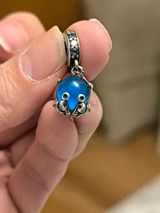 Charm Pandora Pulpo Azul Original