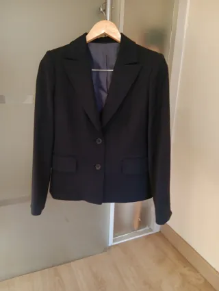 Chaqueta americana negra