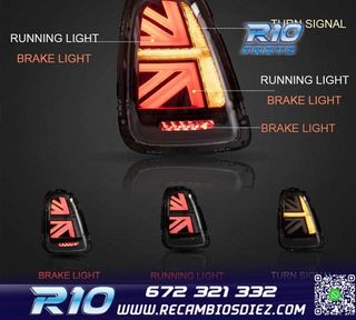 PILOTOS LED MINI COOPER R56 R57 07-13 ROJO