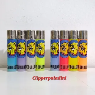 Accendini Clipper Bulldog Set 12 Pezzi