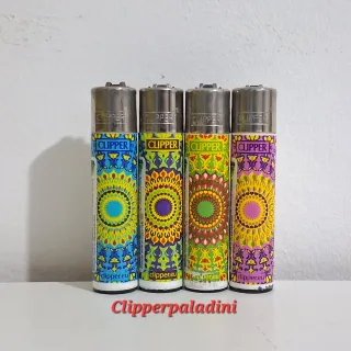 4 Accendini Clipper Design Mandala