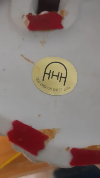 Figura perro decorativa