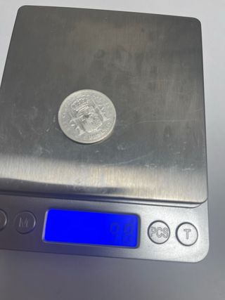 Moneda 2 Pesetas Plata Alfonso XII 1879 #6