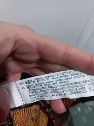 Jersey Zara crop top jacquard