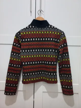 Jersey Zara crop top jacquard