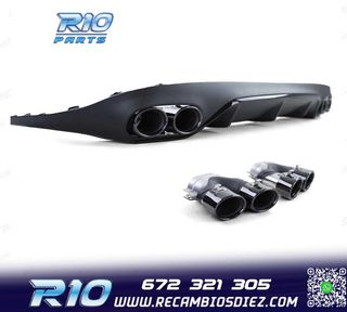 DIFUSOR MERCEDES CLASE E C238 16- LOOK AMG E53 + COLAS ESCAP