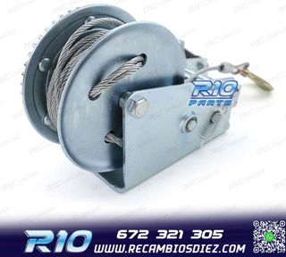 CABRESTANTE PROFESIONAL 1500KG Y 10 METROS