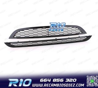 PARRILLA MINI COOPER S 01-06 NEGRO BRILLO