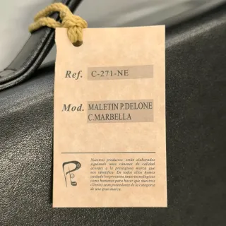 Maletín piel Pierre Delone negro