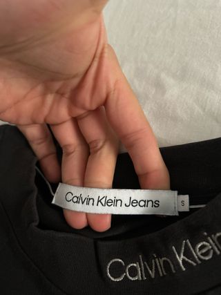 Camiseta Calvin Klein Jeans Negra Talla S