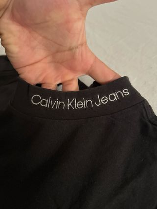 Camiseta Calvin Klein Jeans Negra Talla S