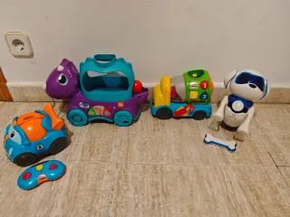 Lote Juguetes Niños Coche Dinosaurio Camión Robot