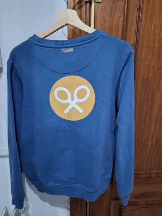 Sudadera Silbon Azul con Logo