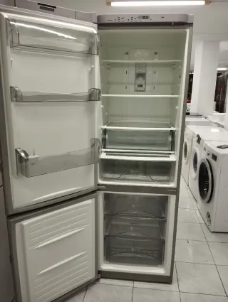 NEVERA COMBI FAGOR plateada