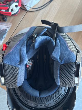 Casco Moto Modular MT Talla M Negro