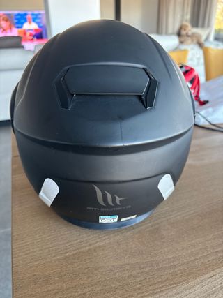 Casco Moto Modular MT Talla M Negro