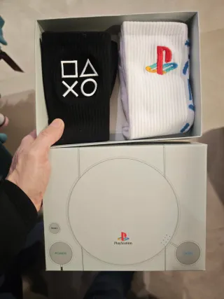 2 Pares de Calcetines PlayStation PS1 Play 1 Psone