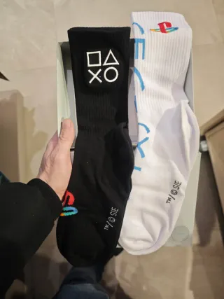 2 Pares de Calcetines PlayStation PS1 Play 1 Psone