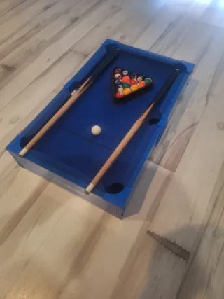 Mini mesa de billar para niños