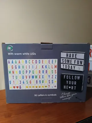 Letrero de Luz LED Follow Your Heart