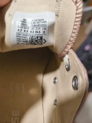 Zapatillas Converse Rosa Brillante