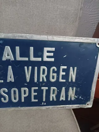 Chapa Calle Virgen de Sopetrán