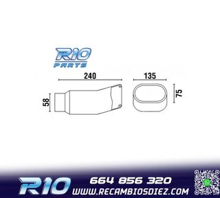 COLA ESCAPE DTM ACERO INOX