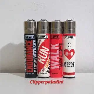 4 Accendini Clipper Sport Marathon