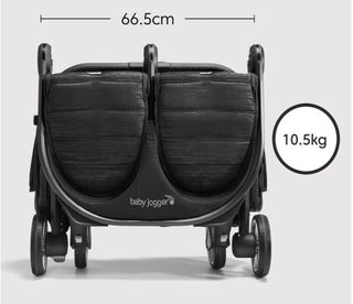 Silla Gemelar City Tour 2 Baby Jogger con capazos
