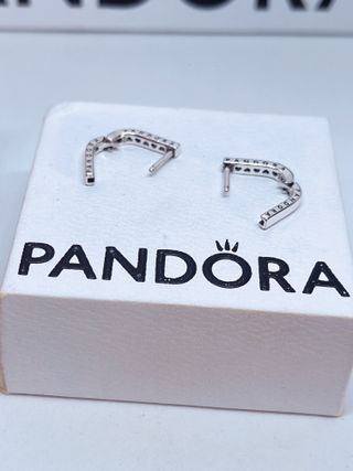 Pendientes Pandora U Plata