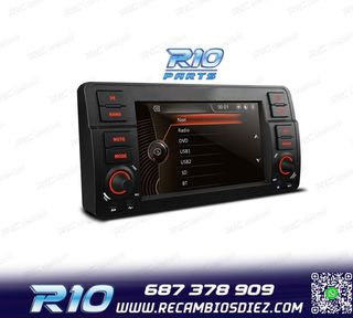 RADIO NAVEGADOR 7" BMW SERIE 3 E46 98-06 USB GPS TACTIL HD T