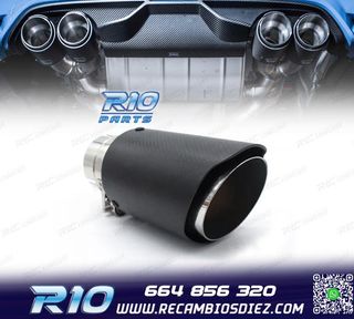 COLA ESCAPE CARBONO UNIVERSAL TIPO AKRAPOVIC 63MM