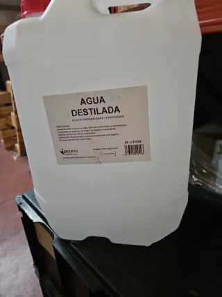 Bidón 25 Litros Agua Destilada VACÍO