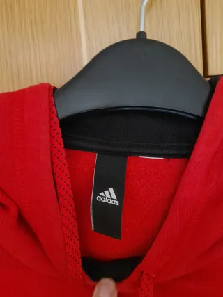 Sudadera Adidas Roja y Negra