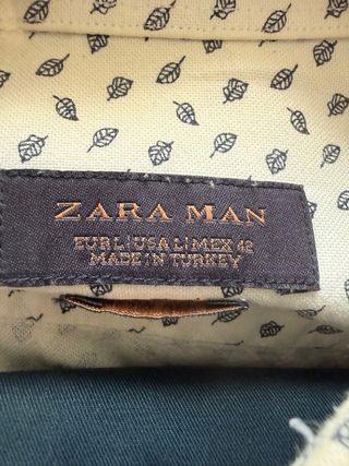 Camisa Zara Man Estampada