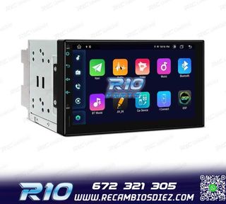 RADIO GPS ANDROID 12 HD TACTIL BLUETOOTH USB SD