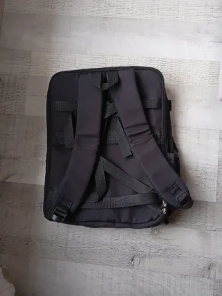 Mochila Viaje 40x20x25cm Negra