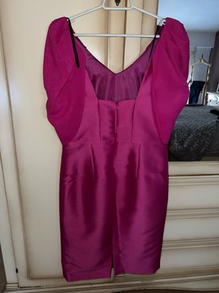 Vestido rosa elegante