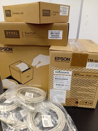 LOTE MATERIAL PROFESIONAL TPV + RED (NUEVO)